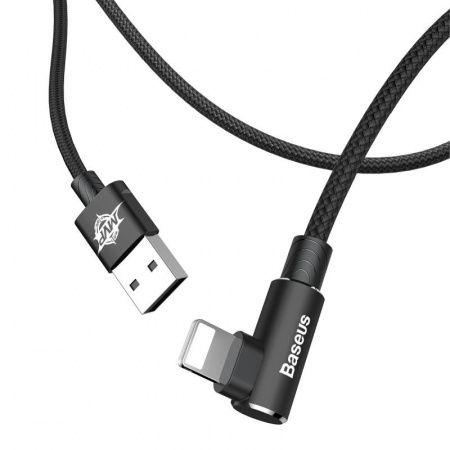 Кабель Baseus MVP Elbow, lightning, 1 м, синий