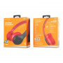 Проводные наушники BOROFONE BO5 Star sound, Jack 3.5mm, 1.2 м, красный, контроллер с микрофоном