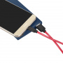 Кабель Hoco X11 5A Rapid, USB - USB Type-C, 1.2 м, черно-красный