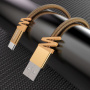 Кабель Borofone BX27 Dainty, USB - USB Type-C, 1 м, золотой
