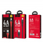 Кабель Hoco U53 4A Flash USB - micro USB, 1.2 м красный