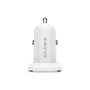 Автомобильное зарядное устройство BOROFONE BZ12 Lasting power 2*USB, 2.1A, белый, кабель MicroUSB