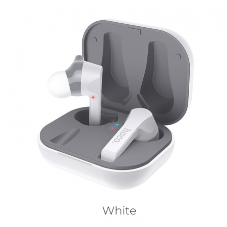 Беспроводные наушники HOCO ES34 Pleasure, Bluetooth, 400 мАч, Белый, сенсорная функция, вызов Siri