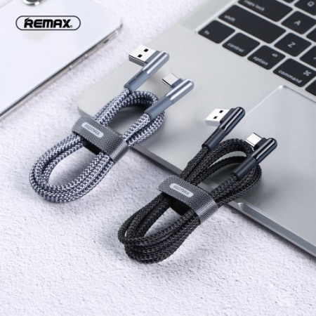 Кабель Remax Gaming RC-155a, USB - USB Type-C, серый