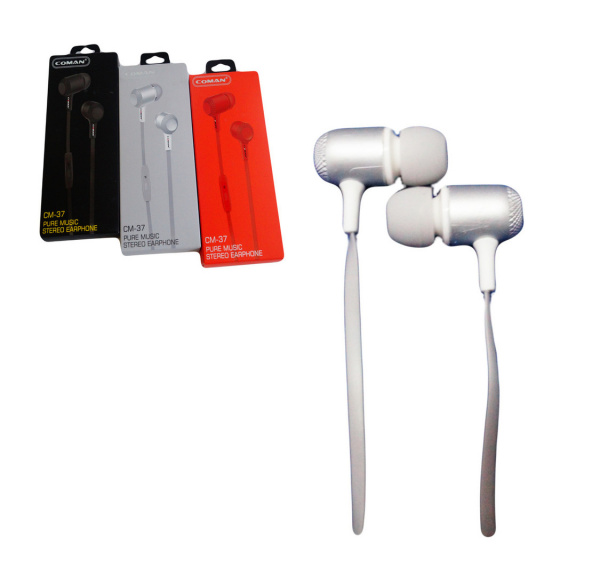 Наушники-вкладыши Coman CM-37 White