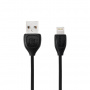 Кабель Remax Lesu RC-050i, lightning, 1 м, черный