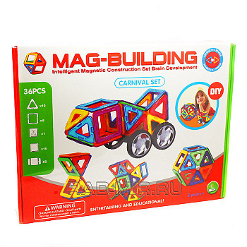 Магнитный конструктор Mag Building 36 деталей