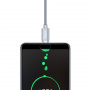 Кабель Hoco U40A, USB - USB Type-C, 1 м, серый