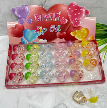 Масло для губ в виде сердца LIP OIL