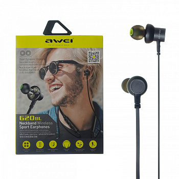 Bluetooth-наушники с микрофоном Awei G20BL (grey)