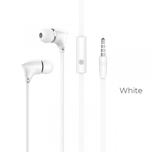 Наушники-вкладыши с микрофоном Borofone BM26 White