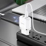 Зарядное устройство HOCO N4 Aspiring Lightning, 2.4A, белый