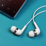 Проводные наушники BOROFONE BM39 Refined, Jack 3.5mm, 1.2 м, Белый, контроллер с микрофоном