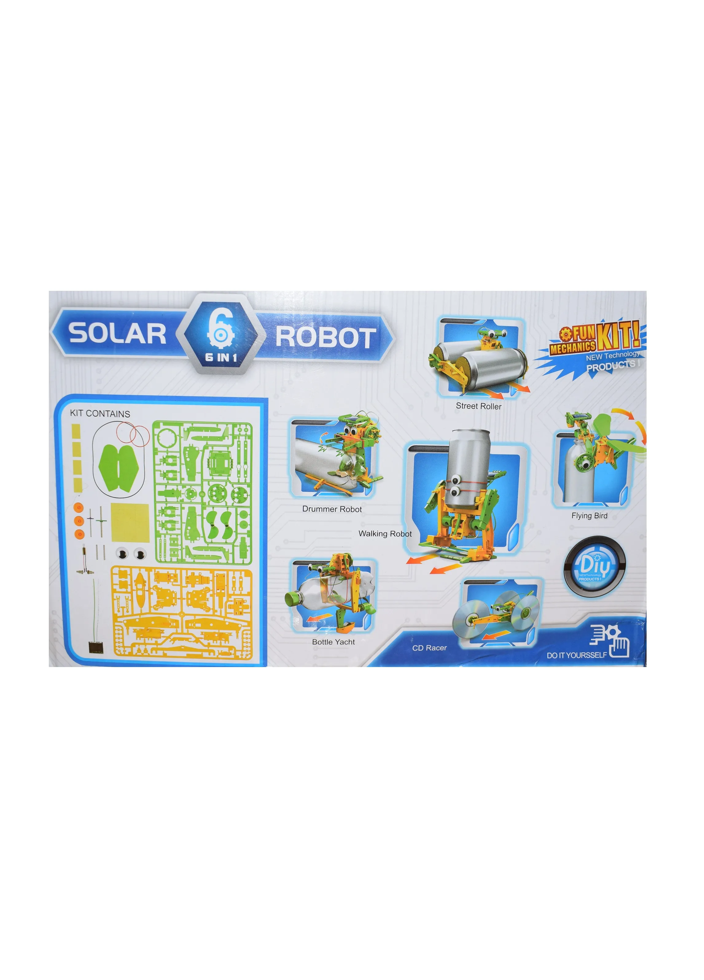 Конструктор Solar Robot 6 в 1 на солнечной батарее