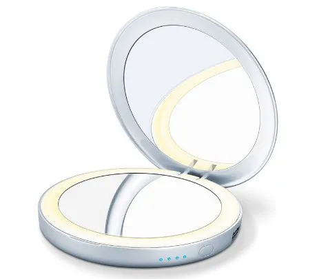 Зеркало power bank с подсветкой Brilliance My Compact