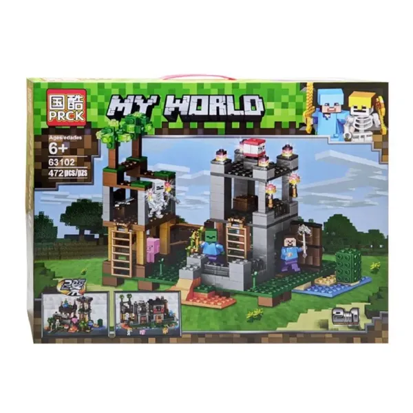 Конструктор PRCK My World Крепость 472 детали