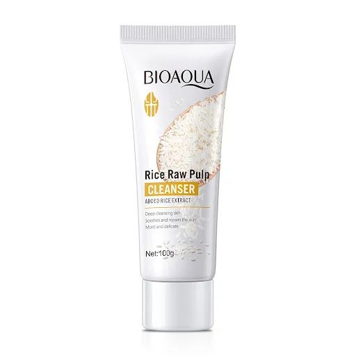 Пенка для умывания с экстрактом риса Bioaqua Rice Raw Pulp Lotion