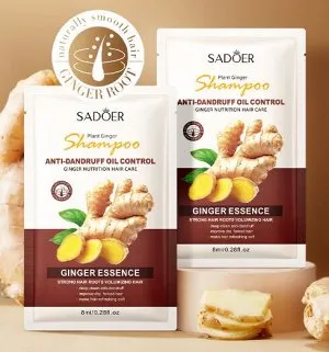 Укрепляющая маска для волос с корнем имбиря Sadoer Plant Ginger Hair Mask