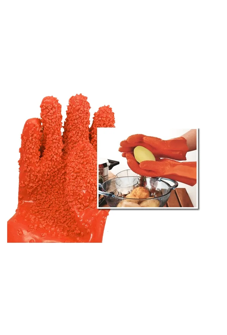 Перчатки для чистки овощей Tater mitts