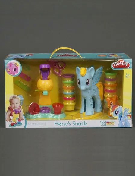 Пластилин Play Toy Horse Snack 12 цветов