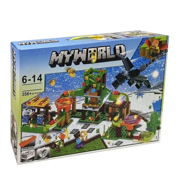 Конструктор LB Нападение чёрного дракона на деревню 356 деталей
