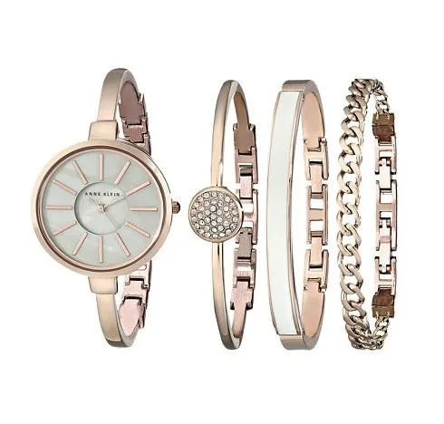 Женские часы Anne Klein с тремя браслетами
