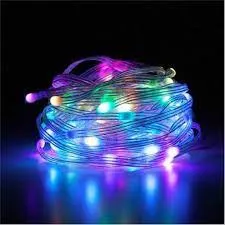 Светодиодная уличная многоцветная лента-гирлянда ELK-BLEDOMA RGB led с пультом 20 м