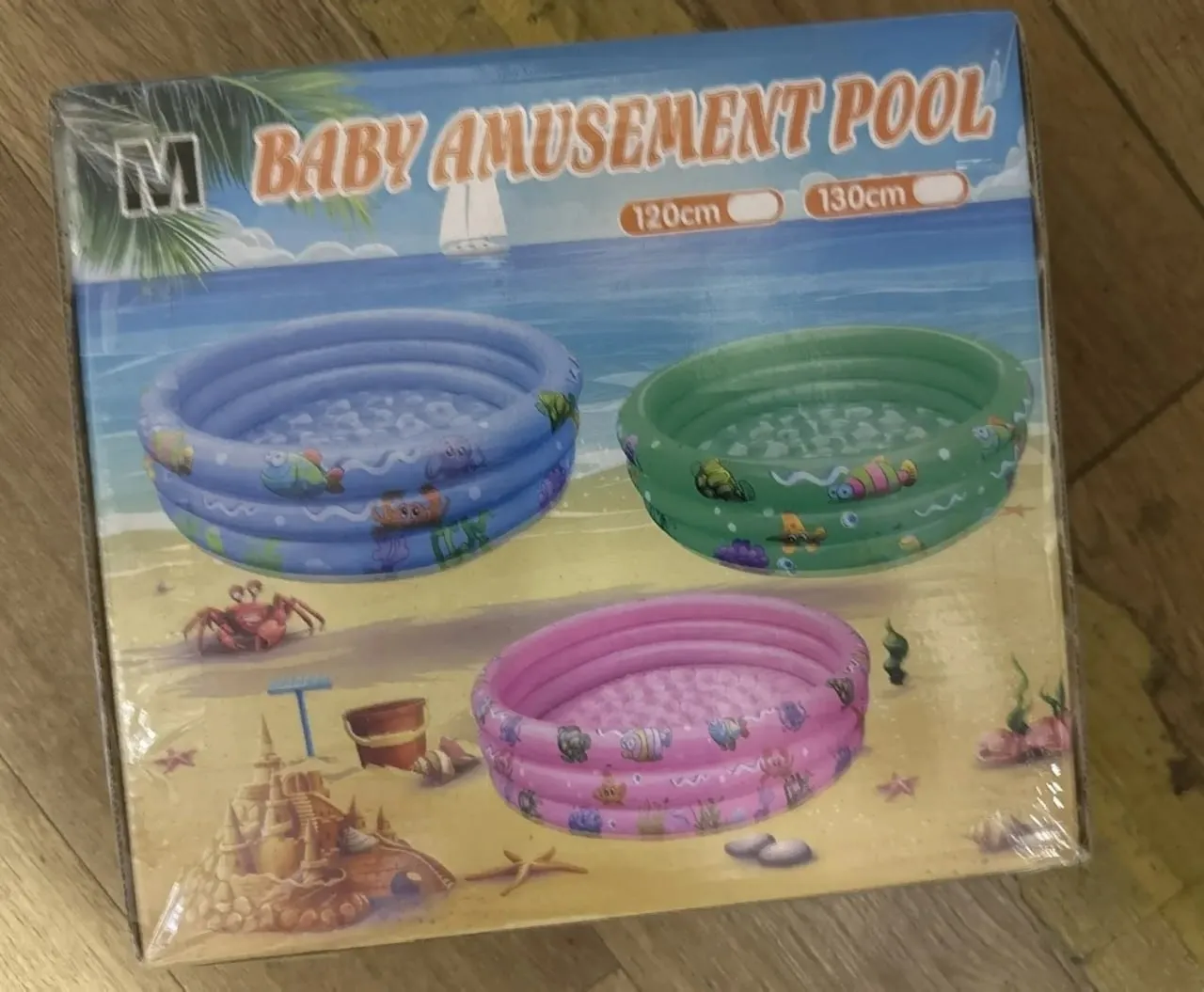 Детский надувной бассейн 120 см