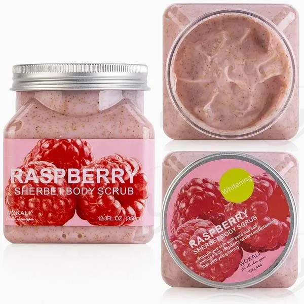 Скраб для тела Wokali Sherbet Body Scrub Малина