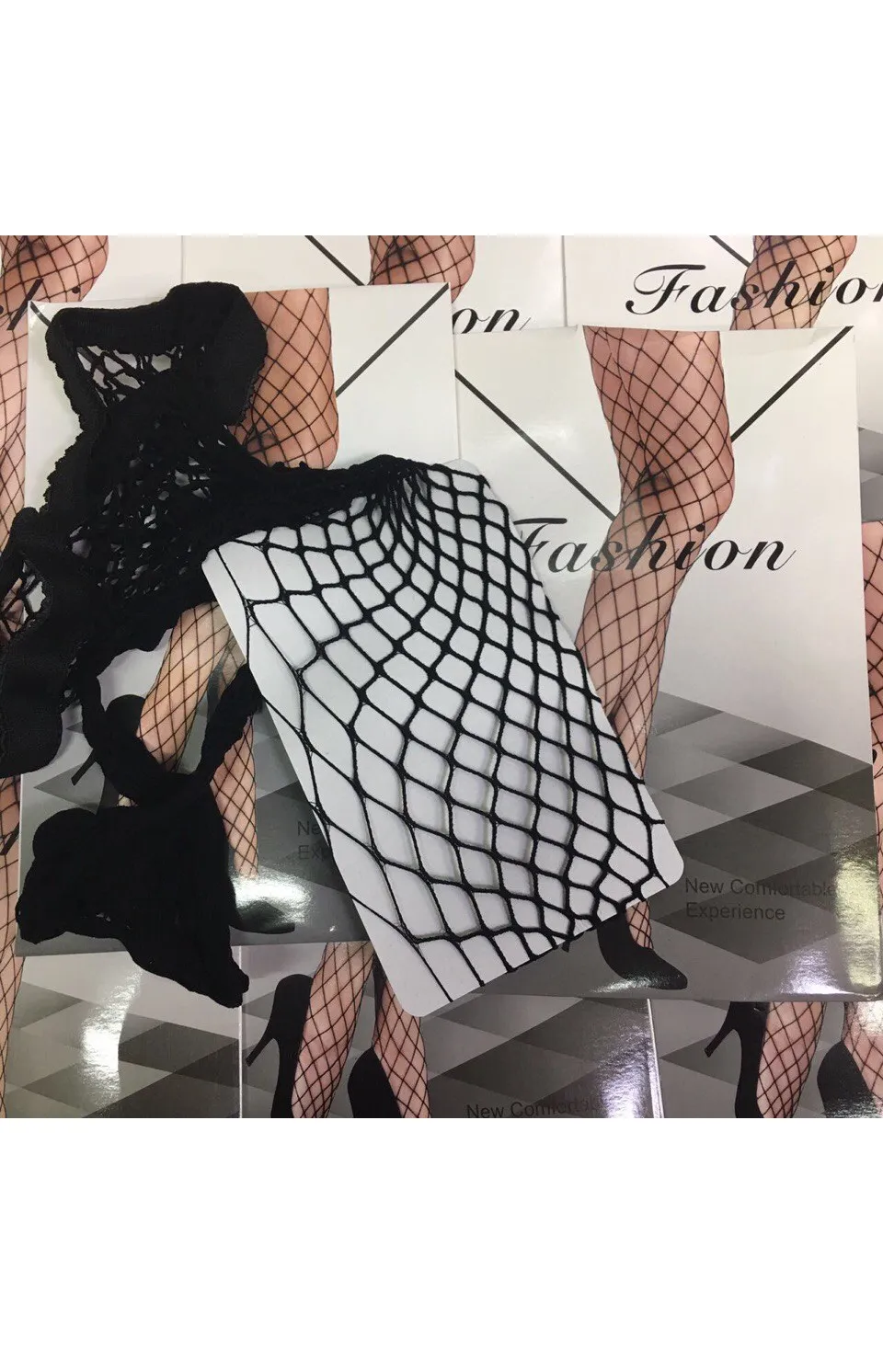 Колготки в крупную сетку Fashion